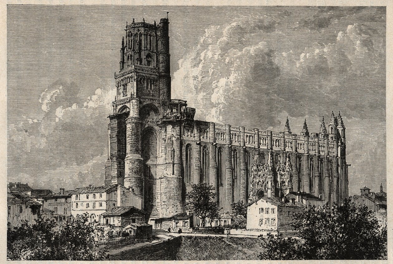 Bazylika katedralna św. Cecylii - katedra albi - autorstwa French School