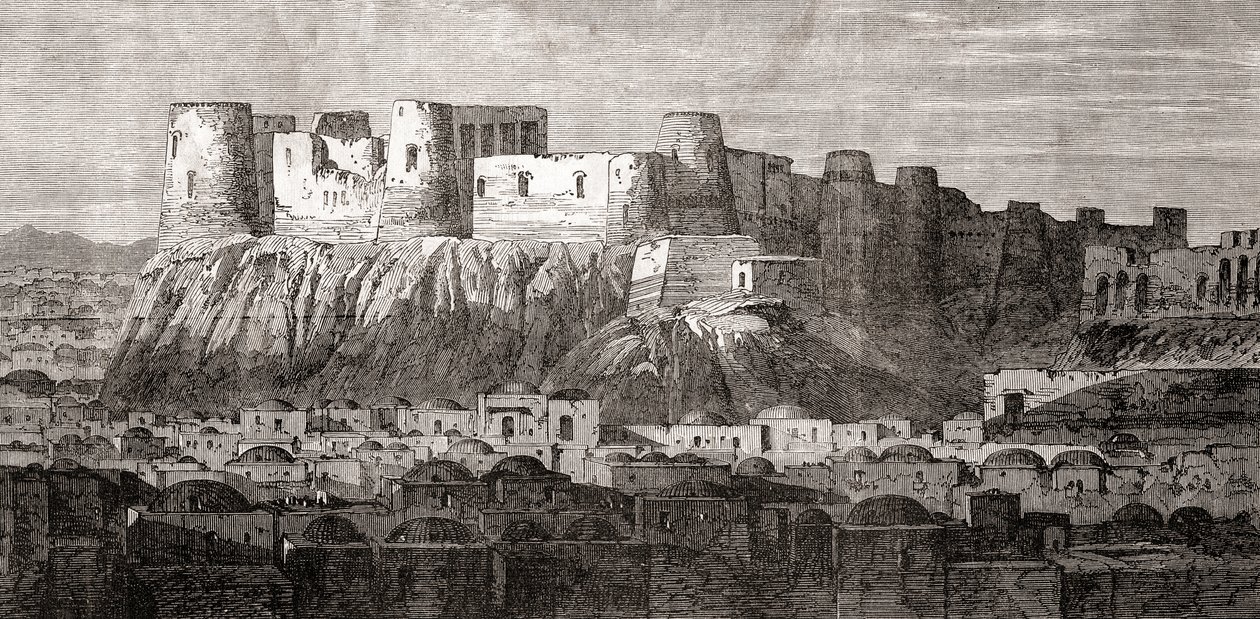 Cytadela w Heracie i Qala Iktyaruddin, Herat, Afganistan, z „L