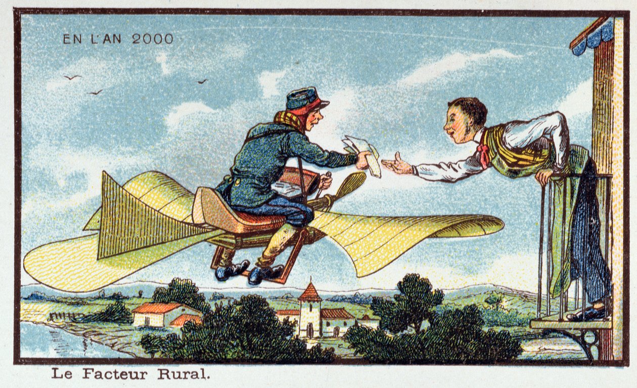 Listonosz Krajowy w 2000 r., ok. godz. 1913 autorstwa French School