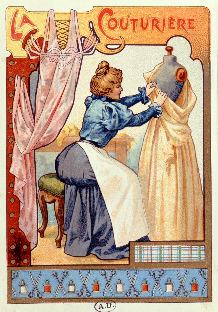 Couturier, 1899 autorstwa French School