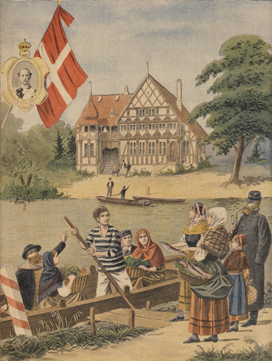 Pawilon Duński na Wystawie Światowej 1900, Paryż, ilustracja z Le Petit Journal, 19 sierpnia 1900 autorstwa French School