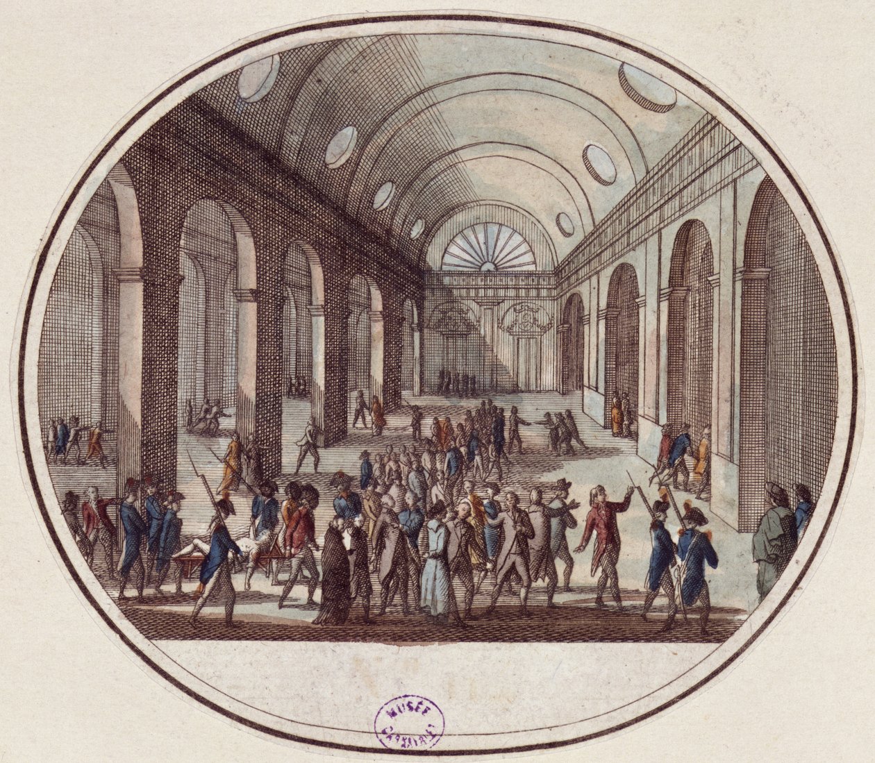 Śmierć dwudziestu jeden deputowanych żyrondystów, 31 października 1793 (10 Brumaire, rok 2) autorstwa French School