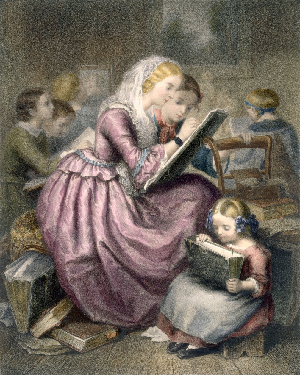 Szkoła Rysunkowa, ok.1835 autorstwa French School