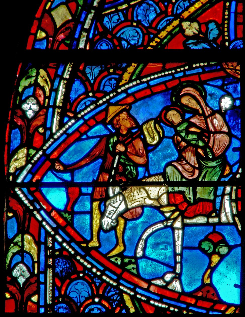 Ucieczka do Egiptu (w28b) autorstwa French School