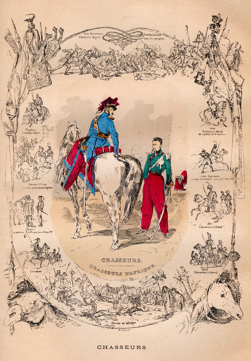 Armia francuska pod panowaniem Ludwika Filipa od 1830 do 1848 - Chasseurs et chasseurs d