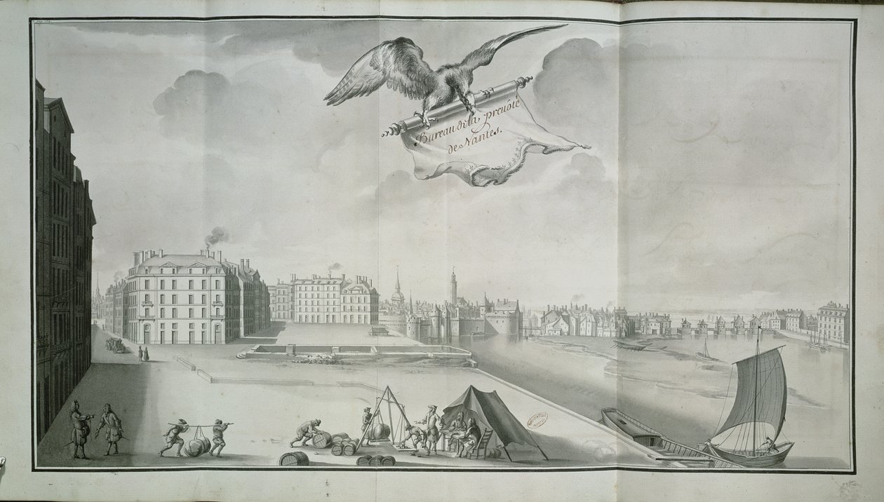 Gabelle, Nantes, 1723 autorstwa French School