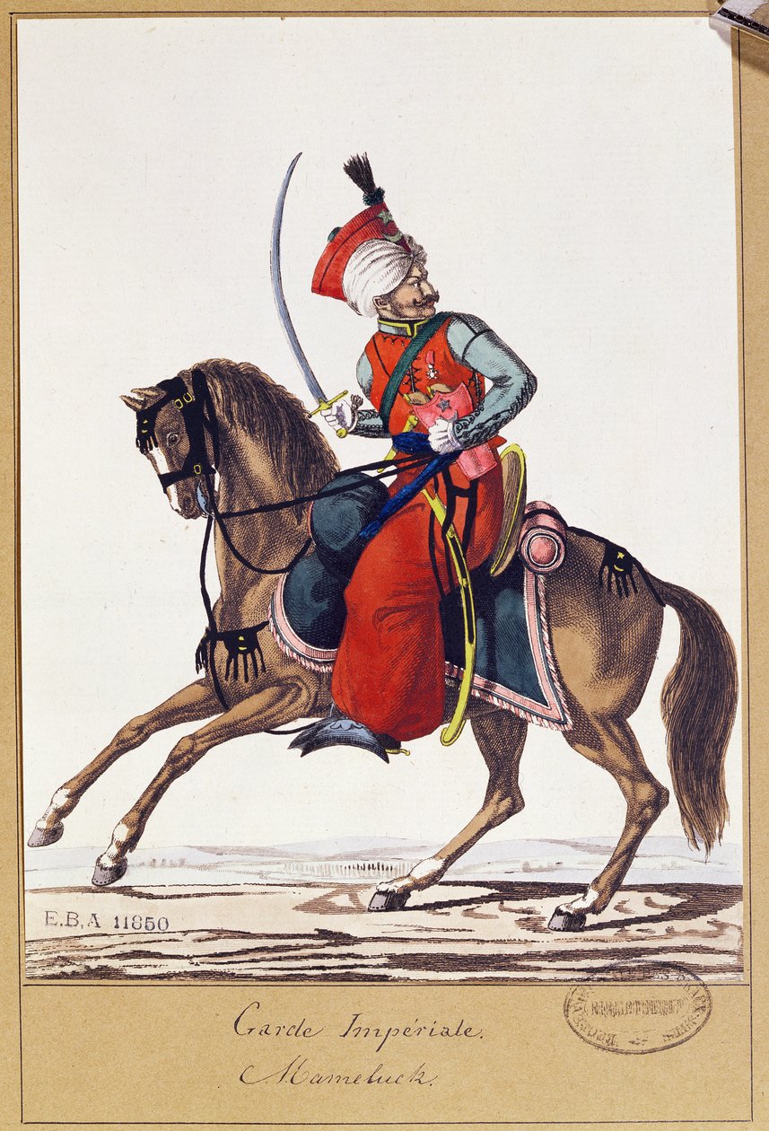 Gwardia Cesarska, Mameluk, początek XIX w. autorstwa French School