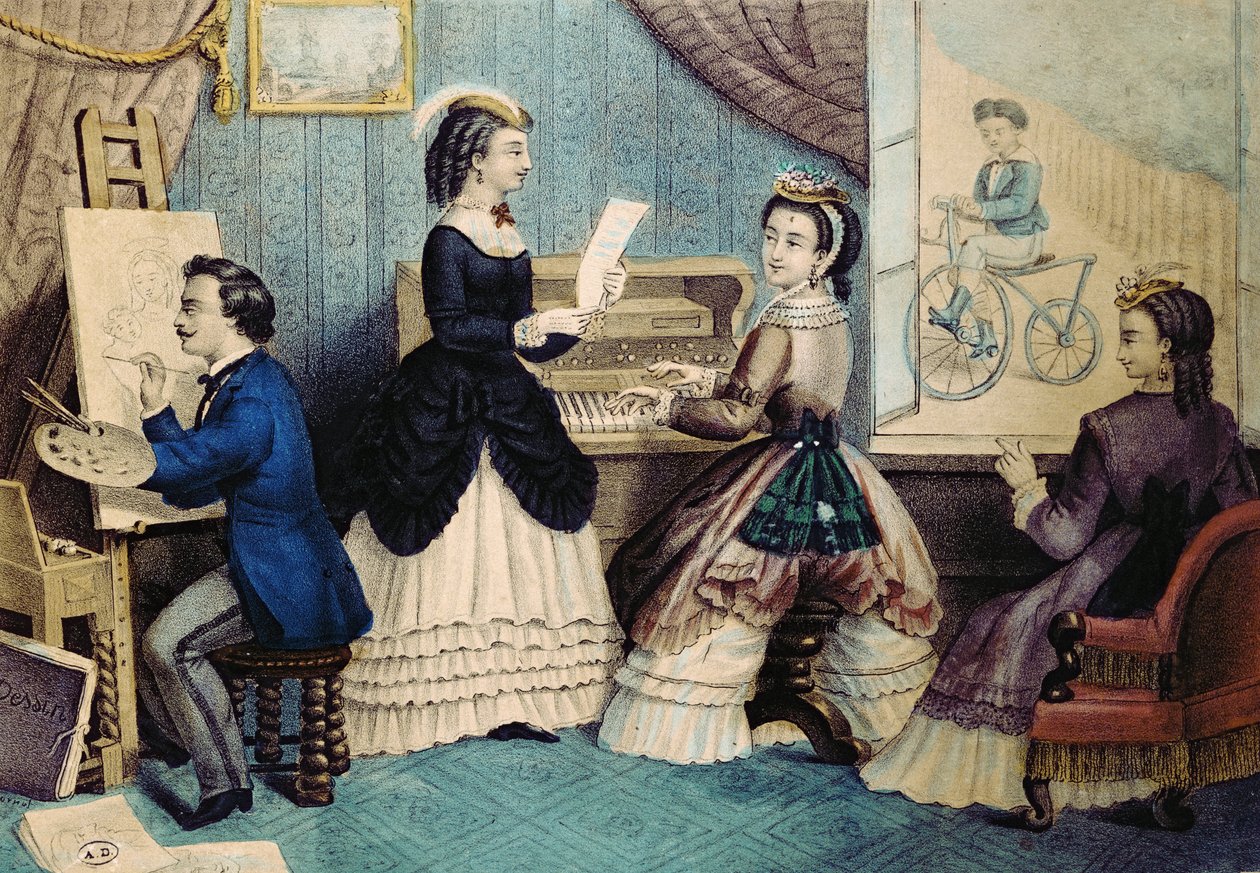 Sztuka doskonalenia, 1867 autorstwa French School