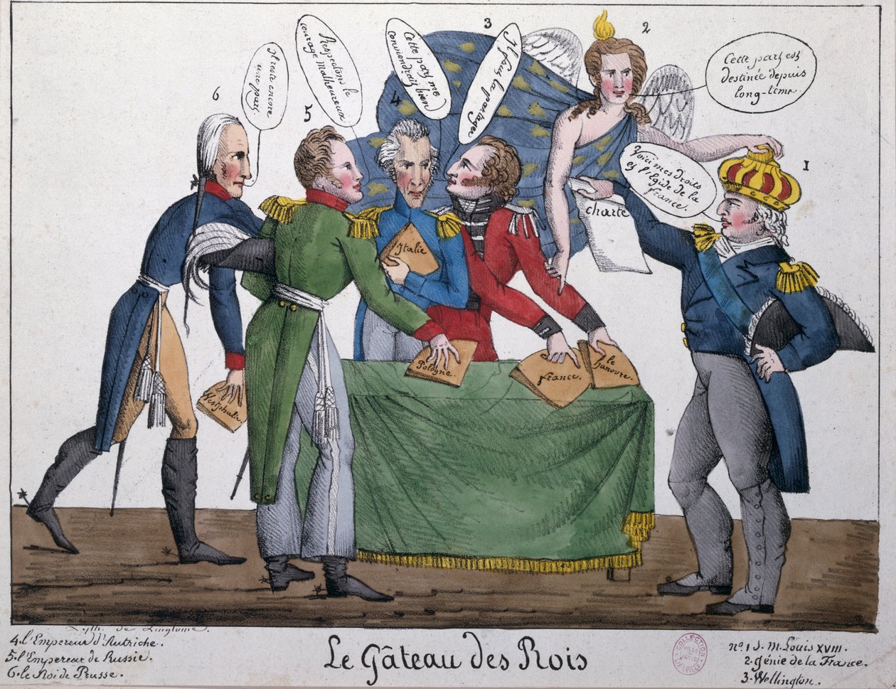 Tort Królów, 1815 autorstwa French School