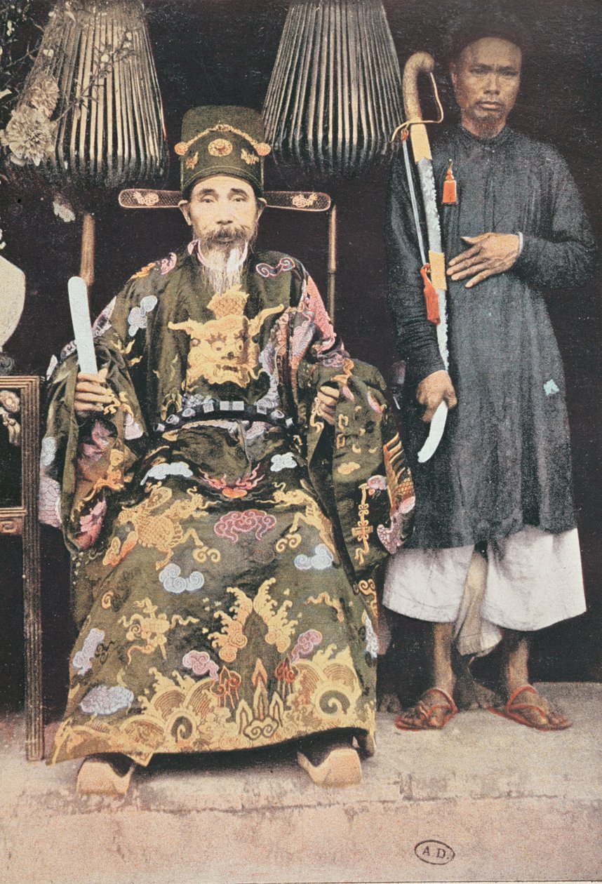 Kinh Luoc lub wicekról cesarzy w Tonkin, 1896 autorstwa French School