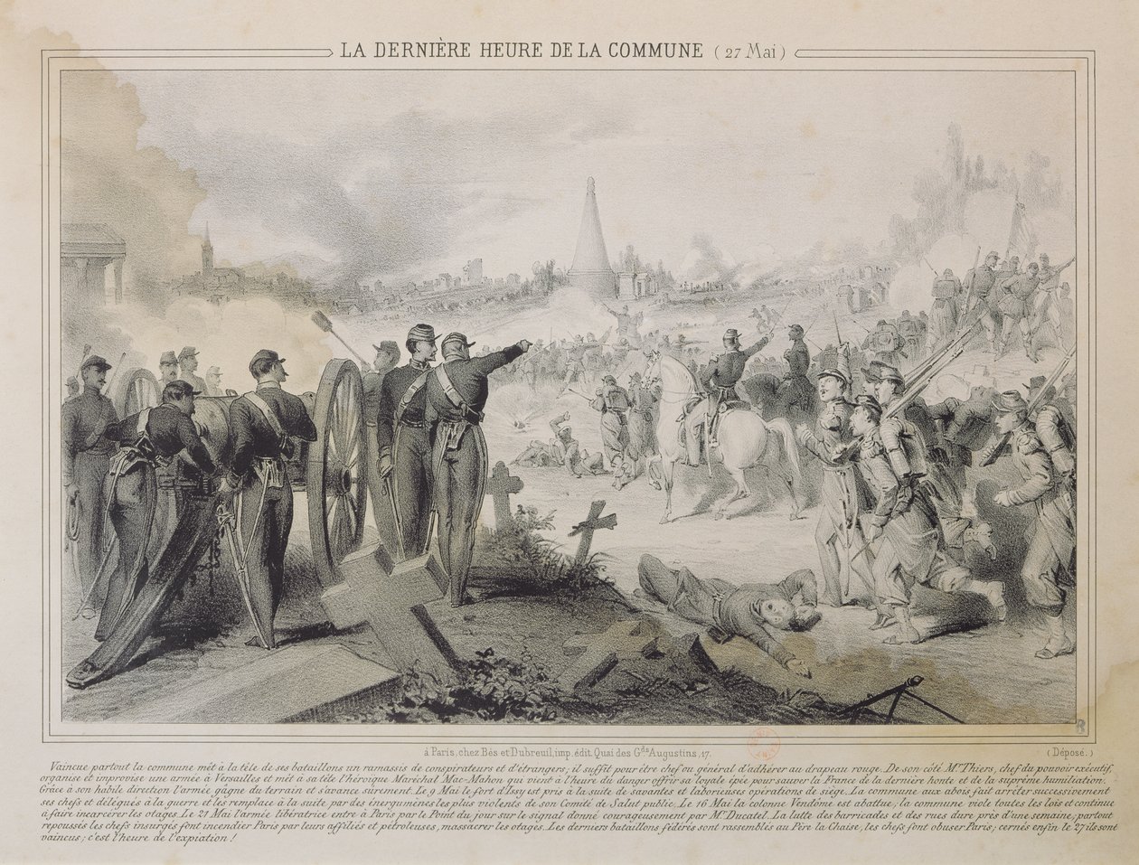 Ostatnia Godzina Komuny, 27 maja 1871 r. autorstwa French School