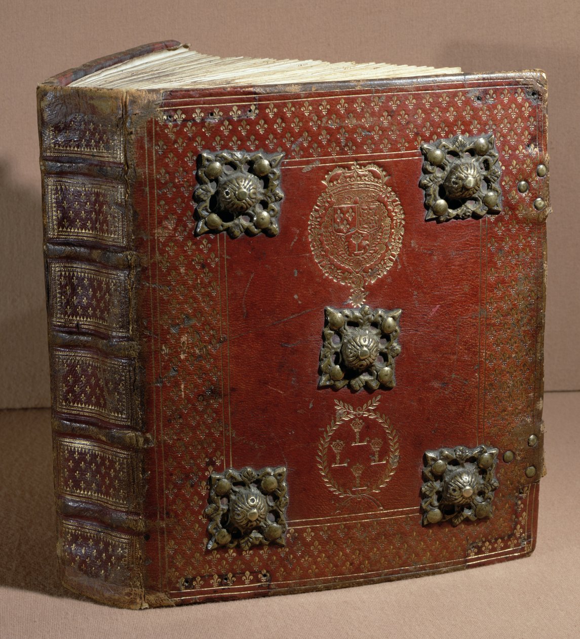 Livre Ferre z Cour des Comptes (skóra i welin) autorstwa French School