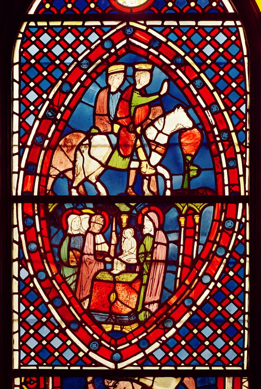Trzech Króli z Saint-Germain-des-Pres lub Sainte-Chapelle autorstwa French School