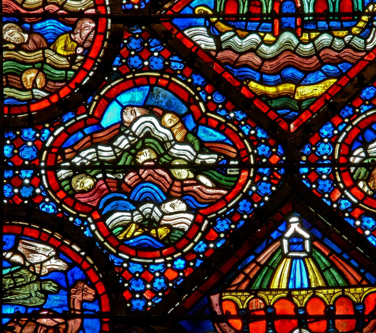 Okno Noego: powódź (w47) autorstwa French School