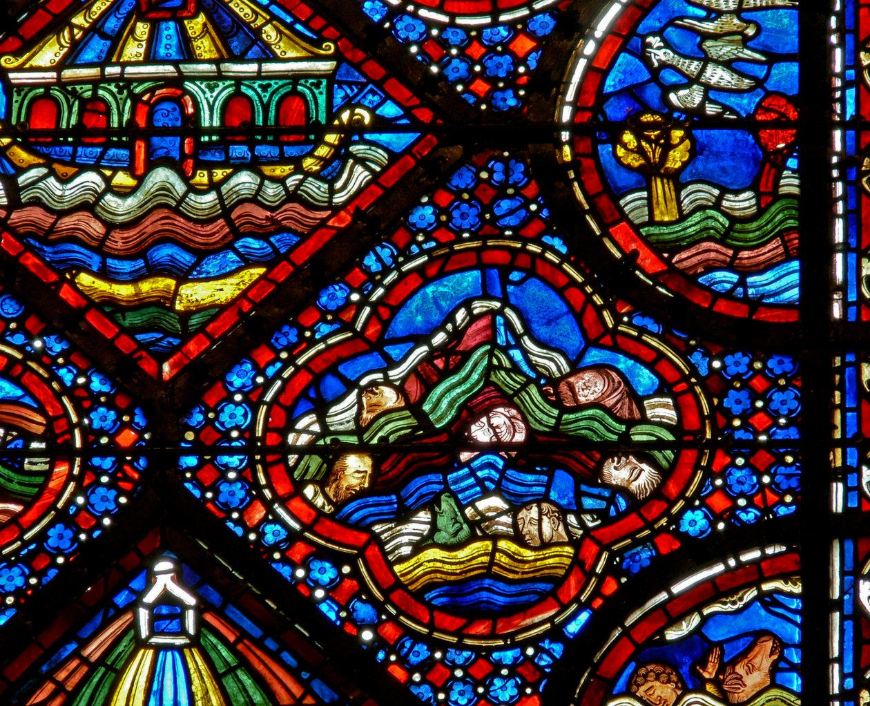 Okno Noego: powódź (w47) autorstwa French School