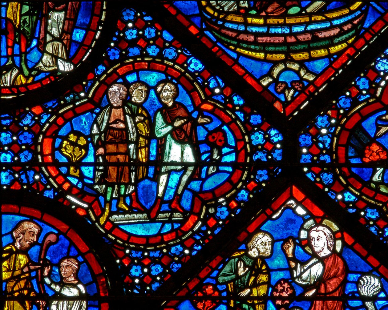 Okno Noego: synowie Noego (w47) autorstwa French School