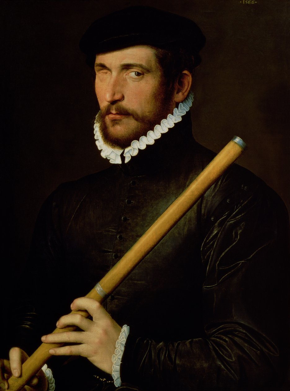 Jednooki flecista, 1566 autorstwa French School