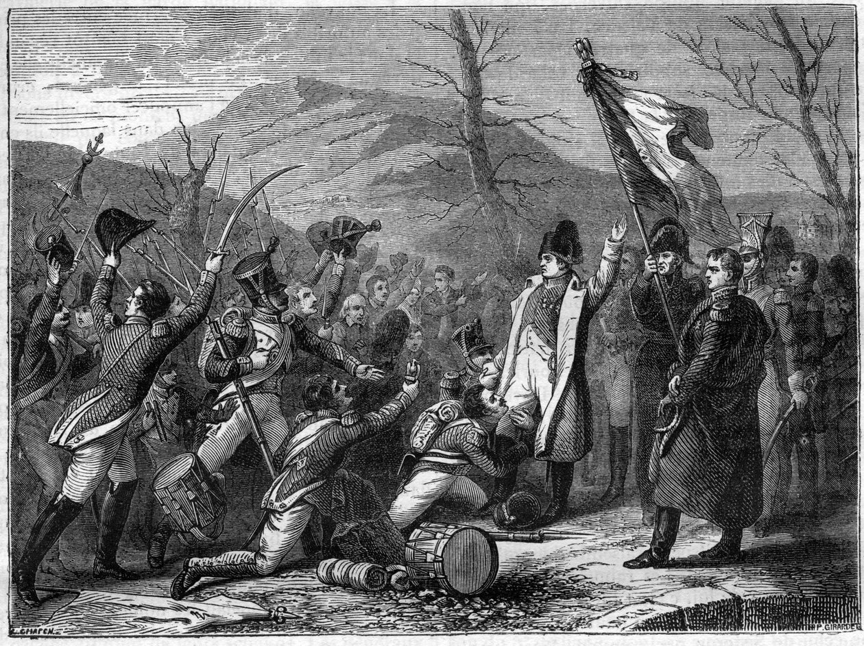 Sto dni - Marzec 1815: La Bedoyere dołącza do Napoleona - Sto dni: Charles Angelique Francois Huchet de La Bedoyere (Labedoyere autorstwa French School