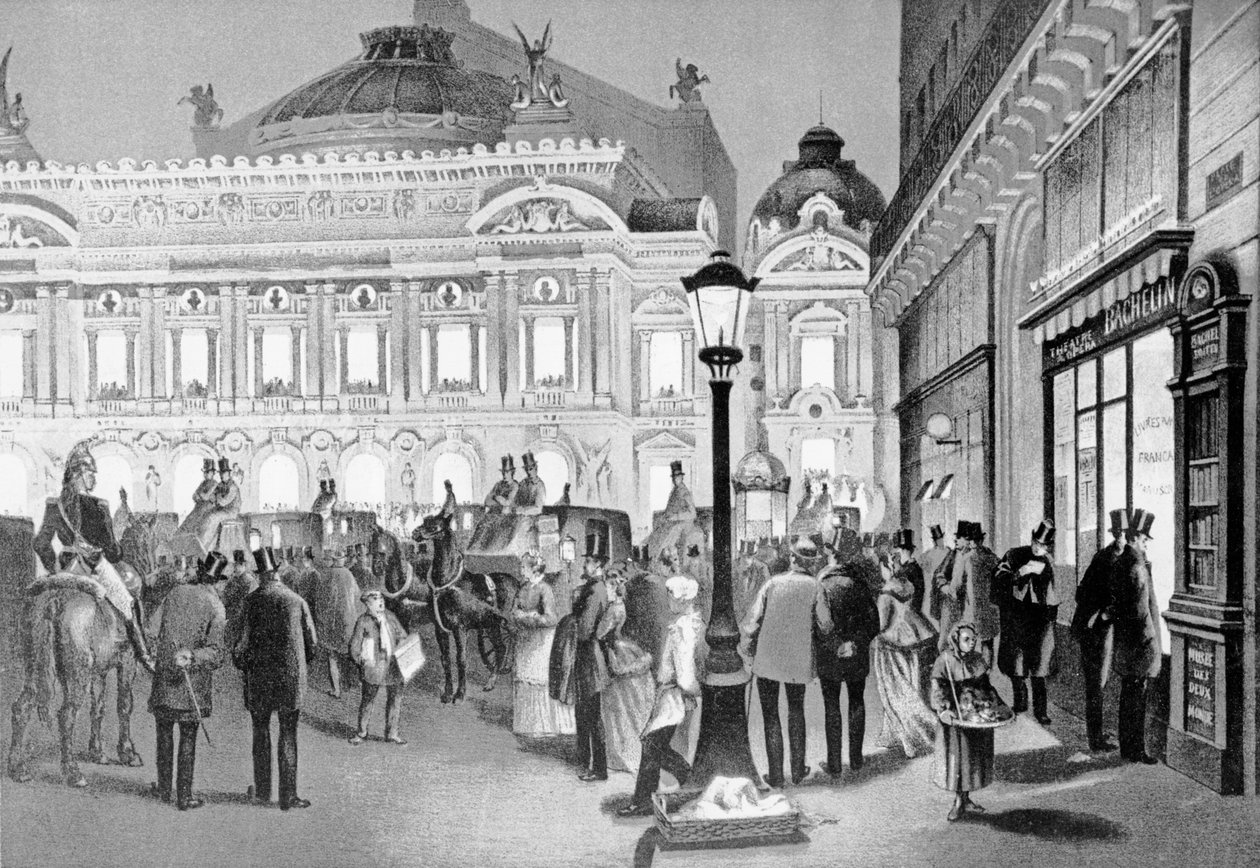 Opera, Paryż, 1875-80 autorstwa French School