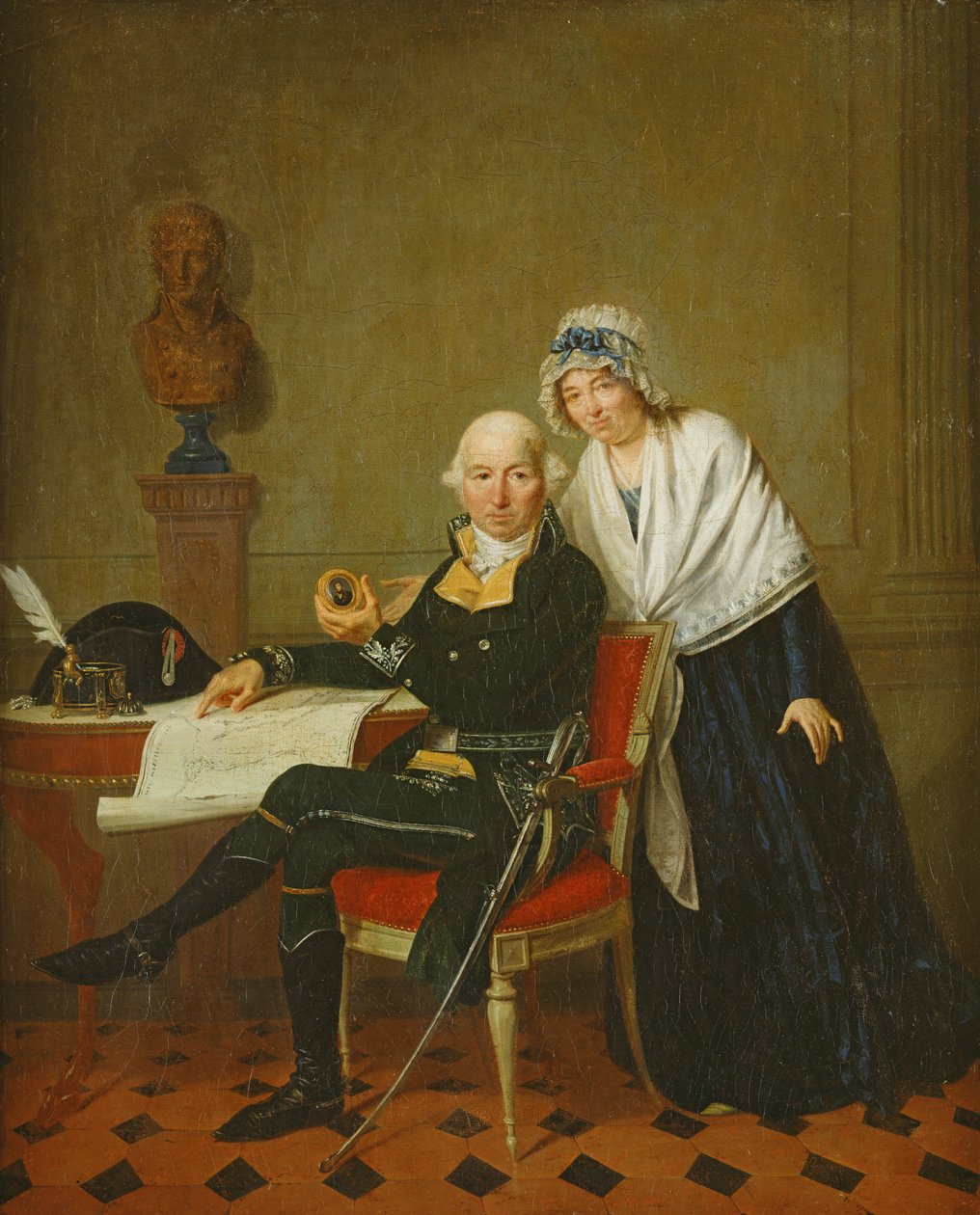 Rodzice Jeana Andoche Junota (1771-1813), księcia Abrantes, przed 1806 r. autorstwa French School