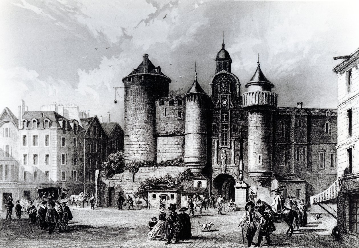 Petit Chatelet w XVII wieku autorstwa French School
