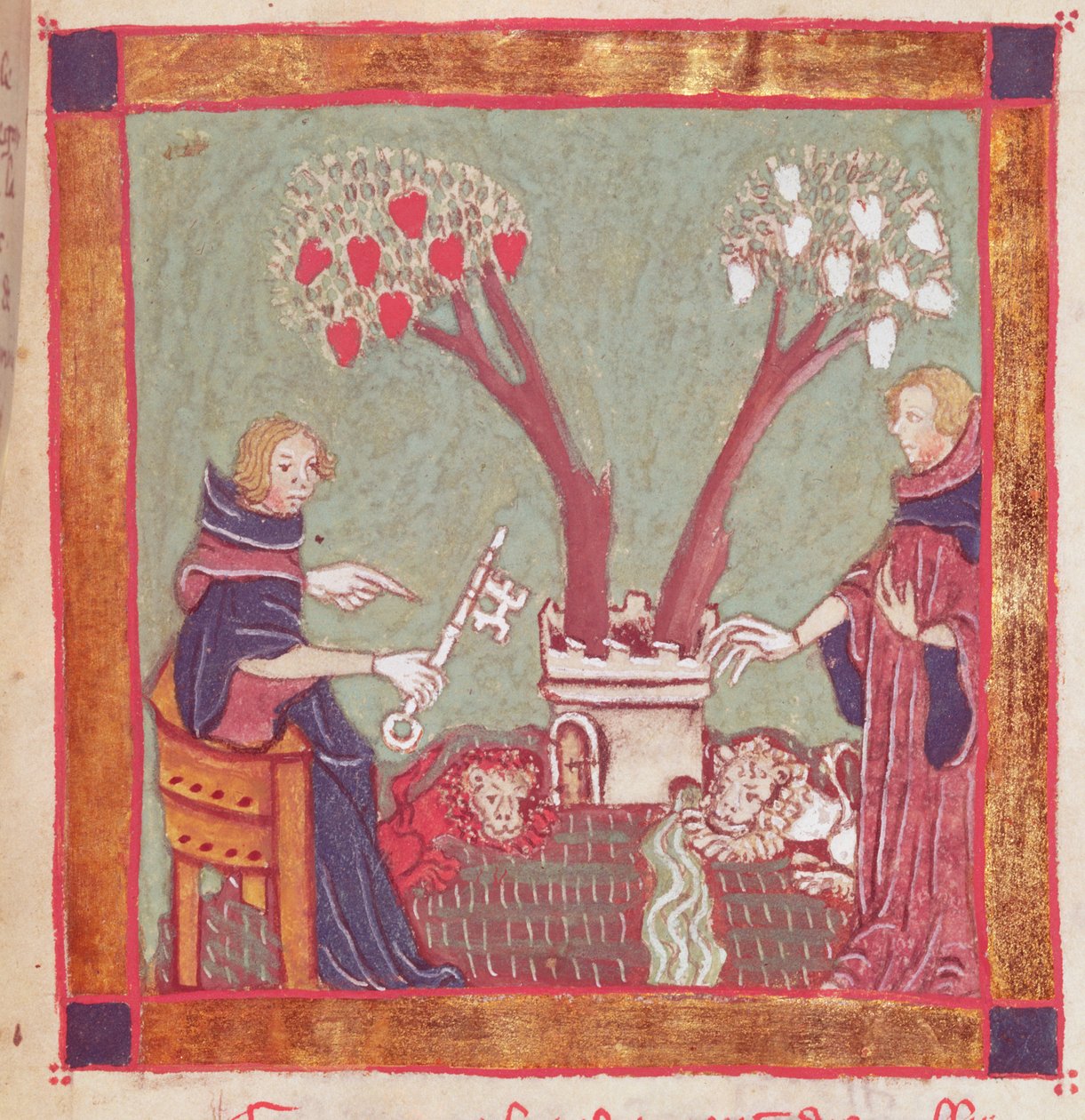 Filozofowie Will, z rękopisu Alchemii, XIV wiek autorstwa French School