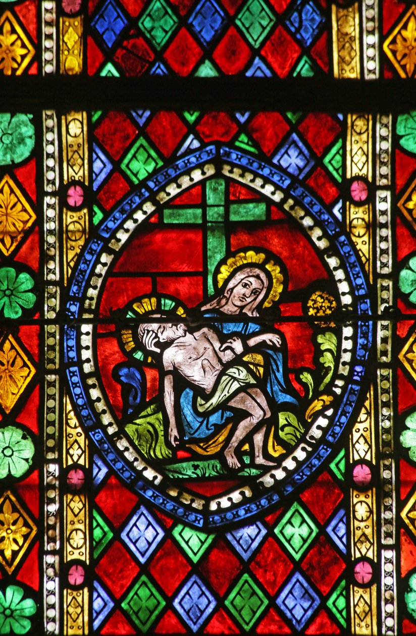 Pieta: zejście z krzyża autorstwa French School