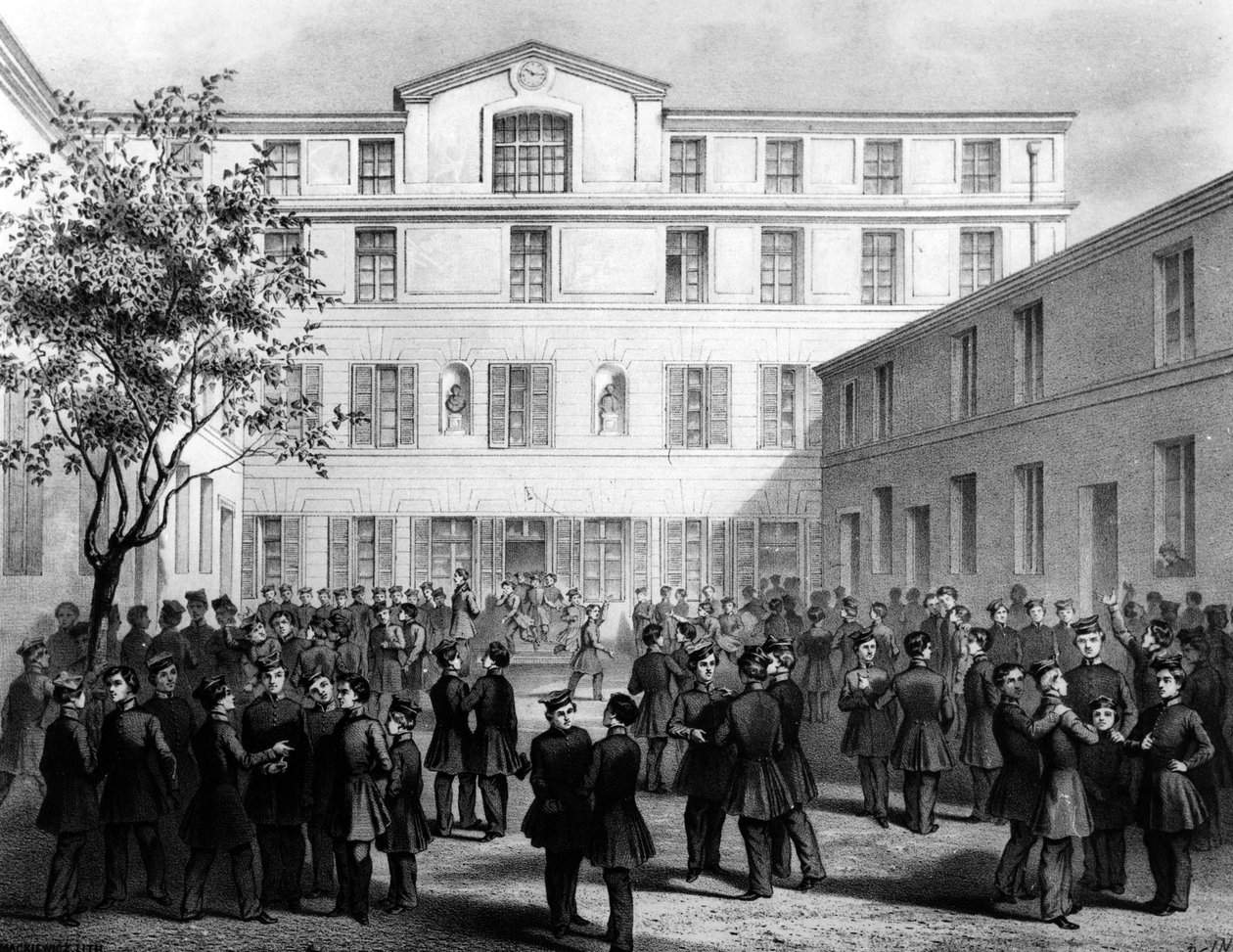 Szkoła polska na bulwarze Batignolles, Paryż, ok. 1850 autorstwa French School