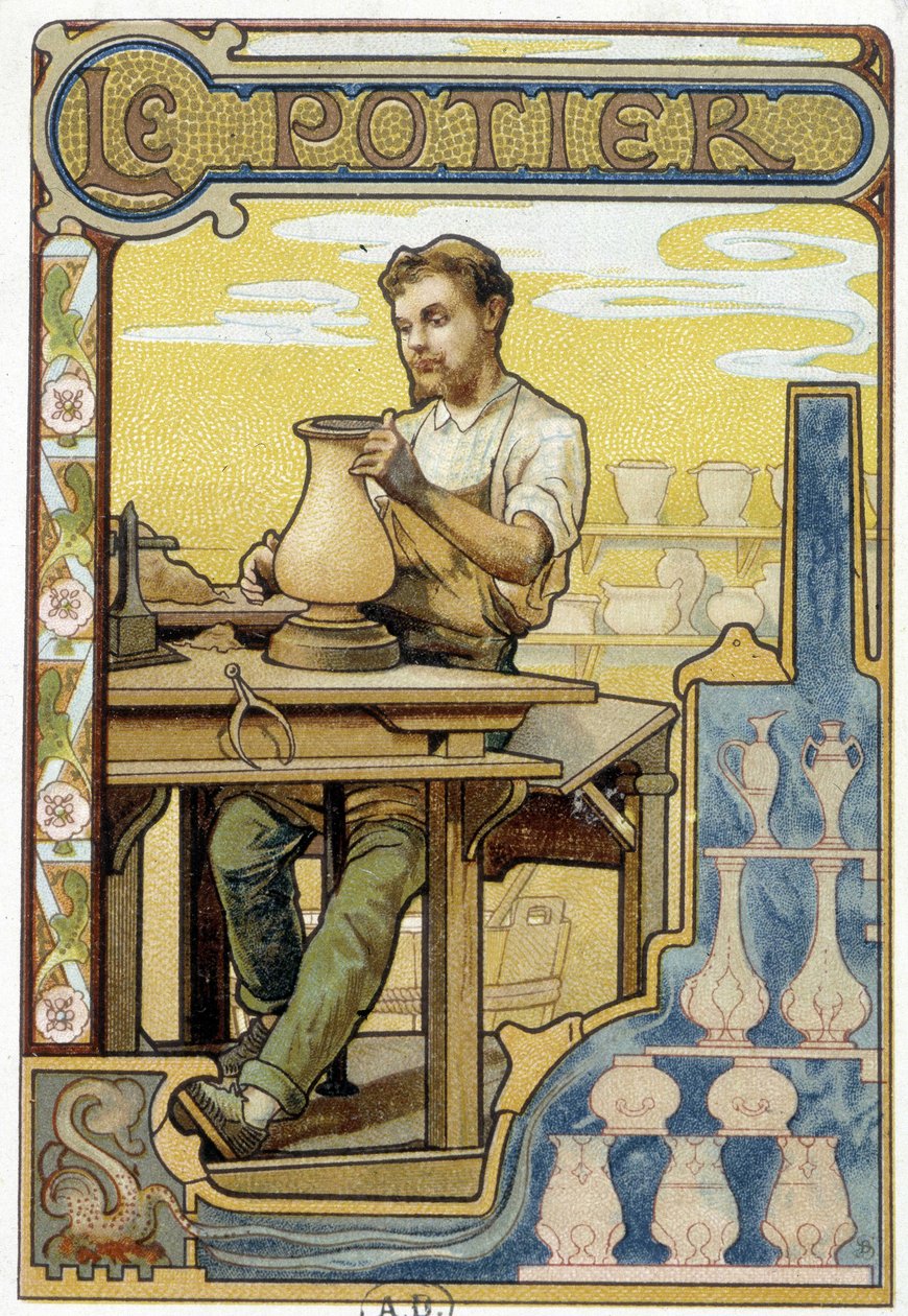 The Potter - chromo.polish autorstwa French School