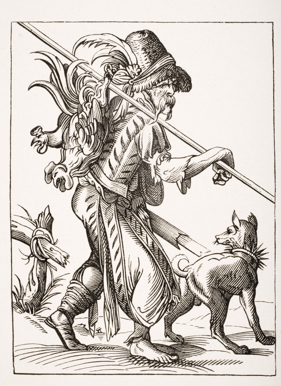 Poulterer, według ilustracji z XVI wieku narysowanej i rytowanej przez Josta Ammana (1539-91) z 