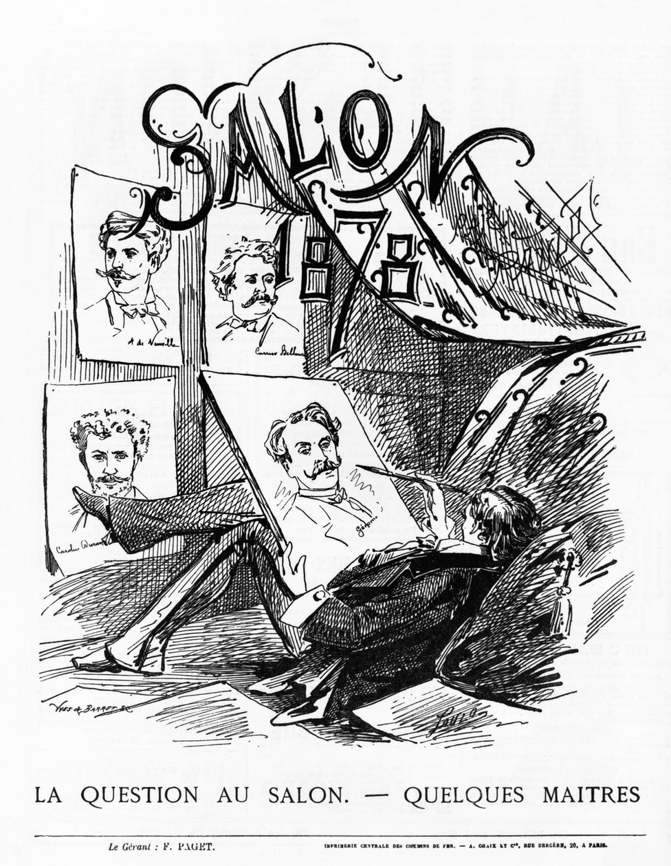 Pytanie na Salonie - Jacyś mistrzowie? Salon Paryski z 1878 r. autorstwa French School