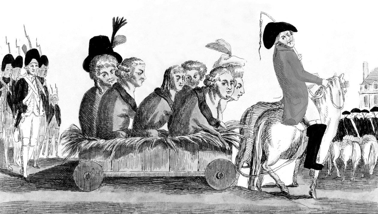 Powrót z Varennes, 21 czerwca 1791 r. autorstwa French School
