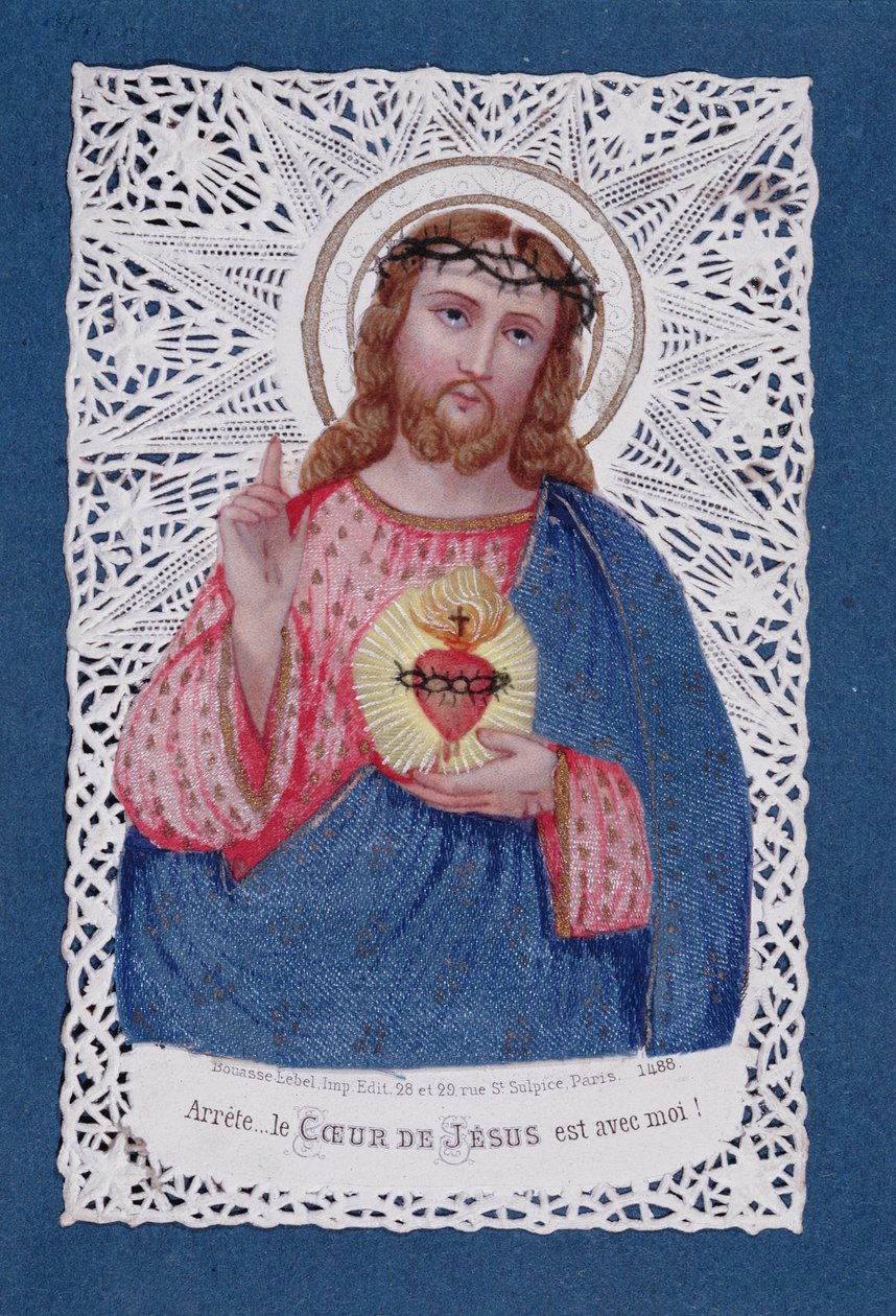 Najświętsze Serce Pana Jezusa, II poł. XIX w. autorstwa French School