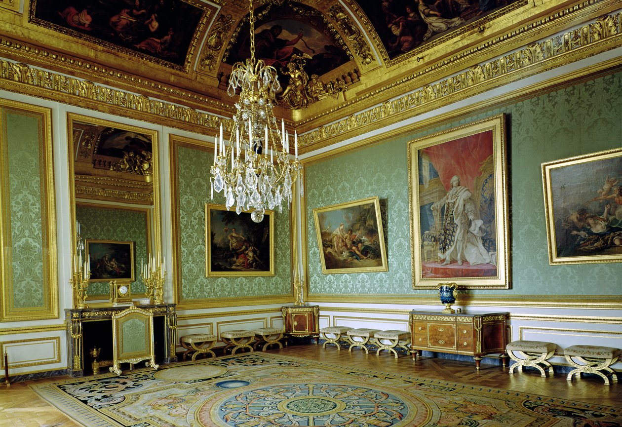 Salon des Nobles, odnowiony w 1785 roku przez Marie-Antoinette (1755-93) autorstwa French School
