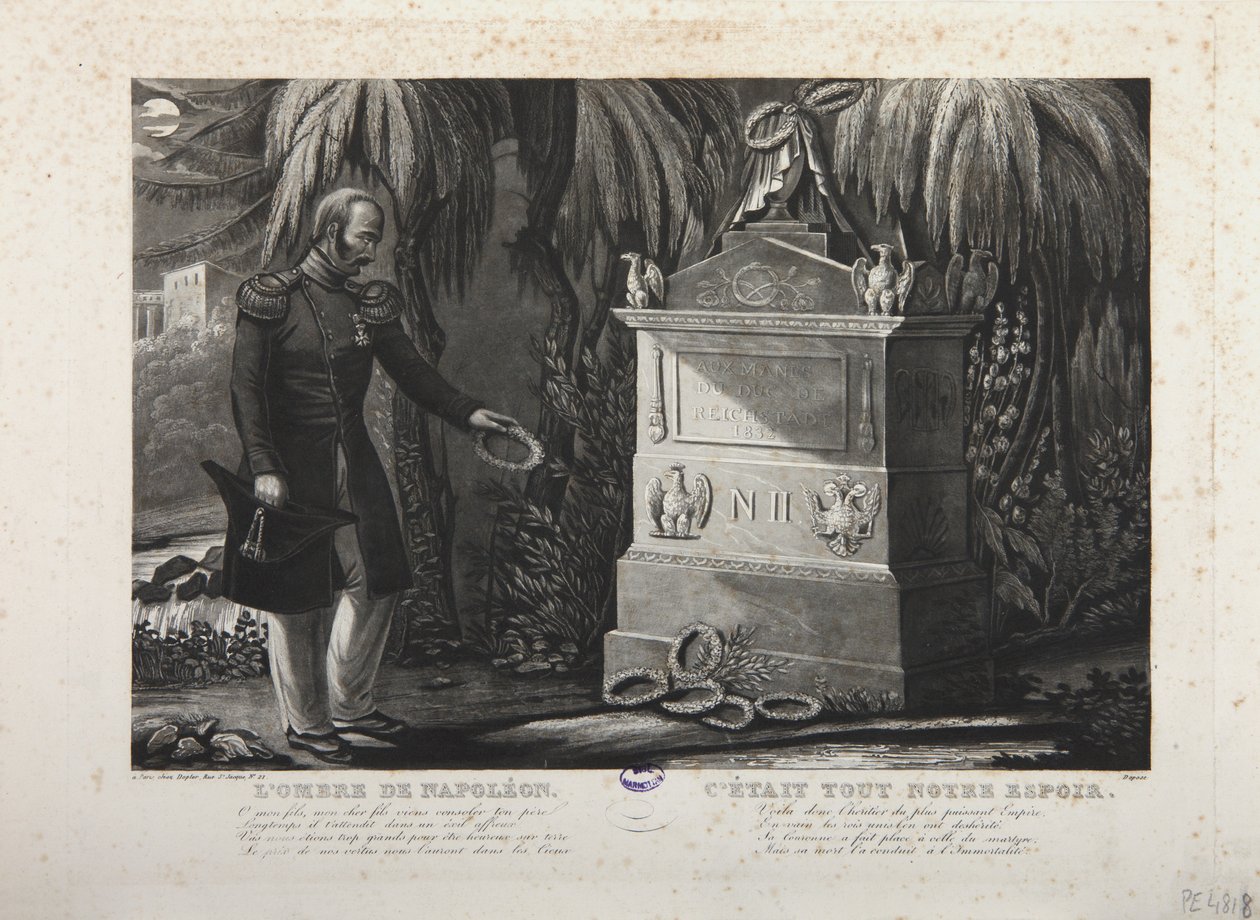 Cień Napoleona, Grób Napoleona II autorstwa French School