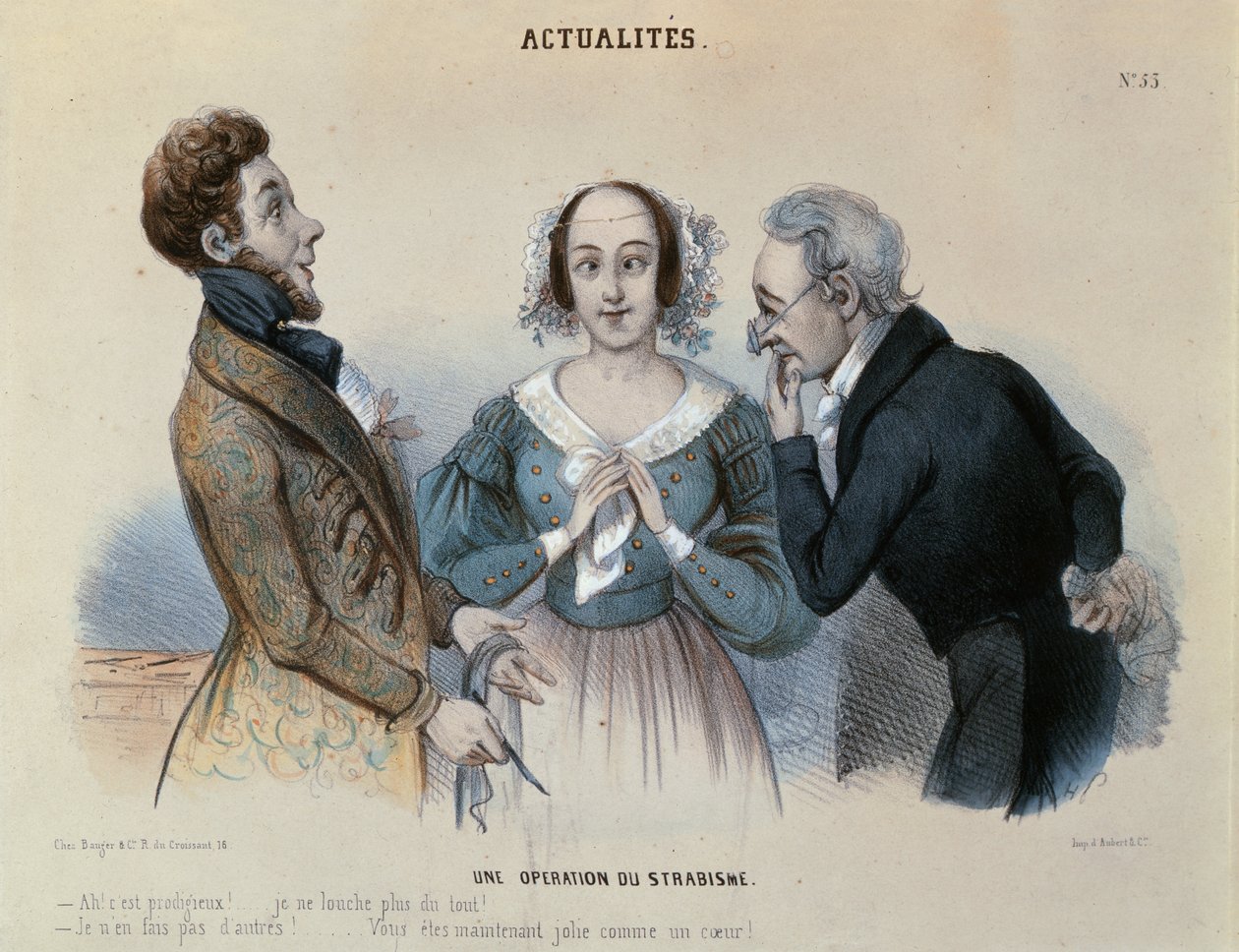 Operacja zeza, ok. 1840 autorstwa French School