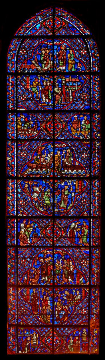 Okno św. Mikołaja (w29a) autorstwa French School