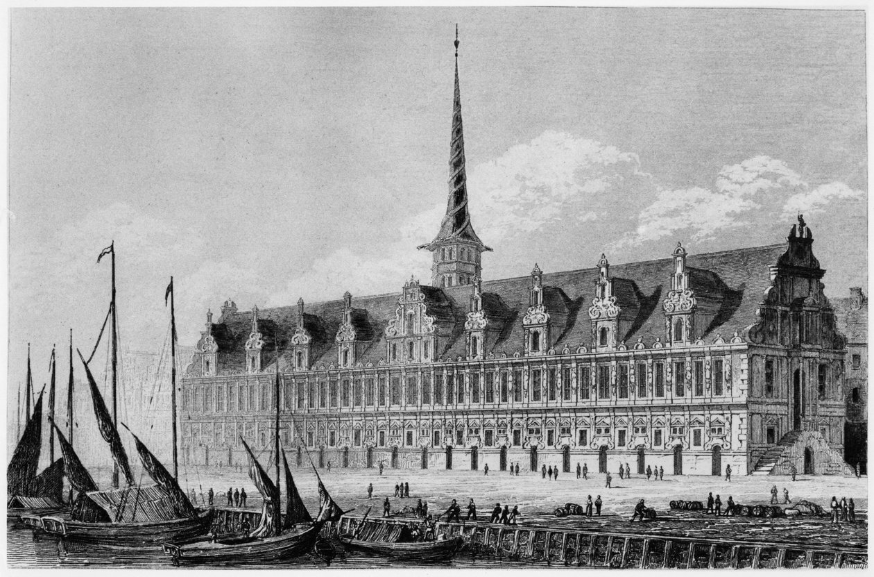 Giełda Papierów Wartościowych, Kopenhaga, 1846 r. autorstwa French School