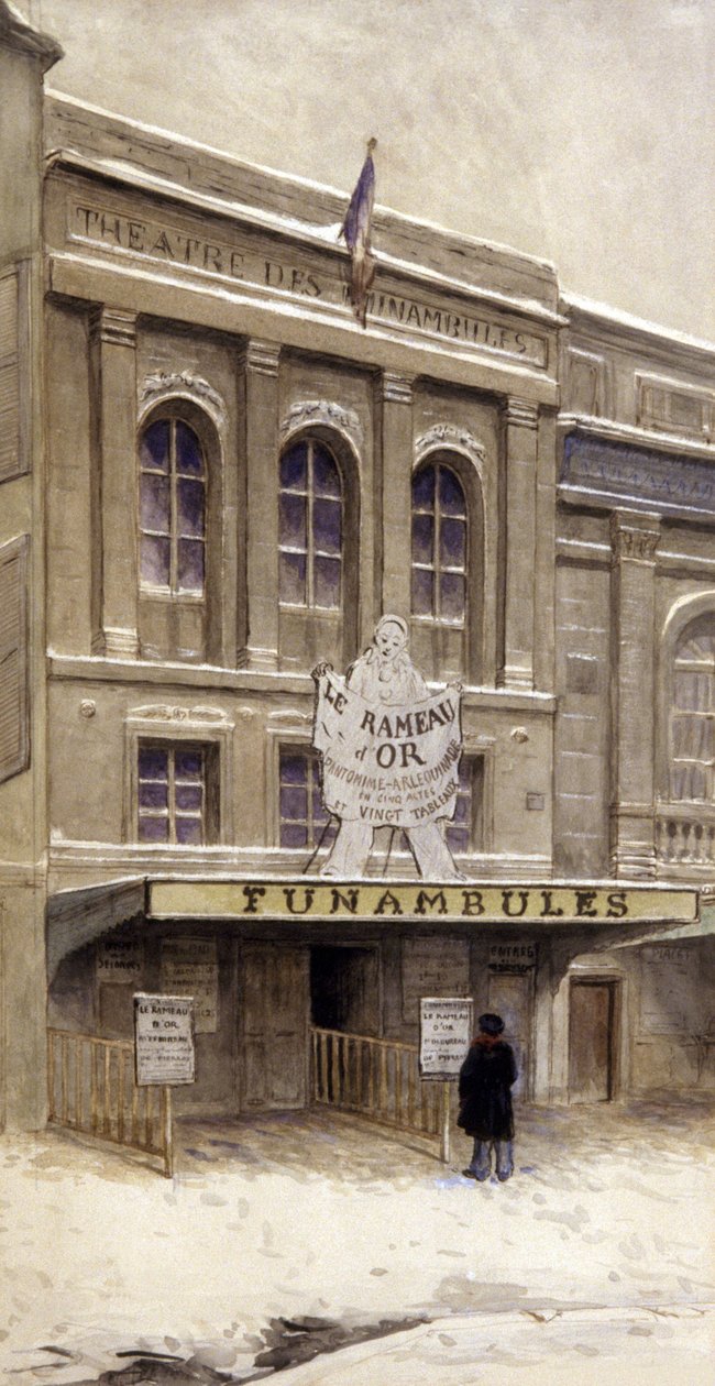 Theatre des Funambules, Paryż, początek XX w. (obraz) autorstwa French School