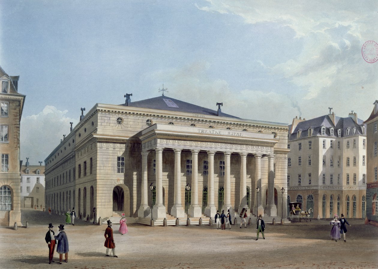 Teatr de lOdeon, ok. 1830-40 autorstwa French School