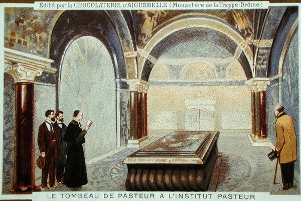 Grób Ludwika Pasteura (1822-95) w l