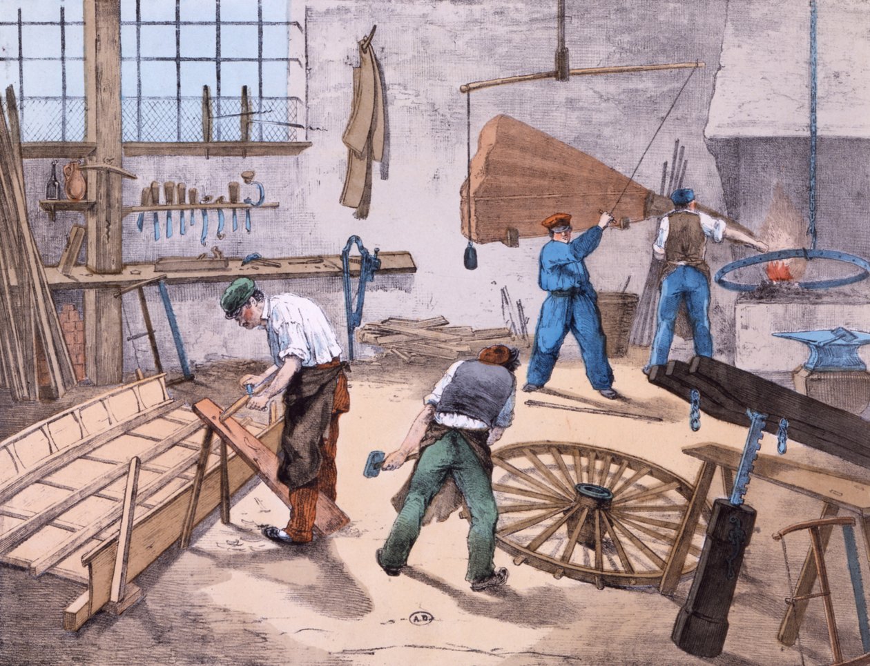 Wheelright, ok. 1860 r autorstwa French School