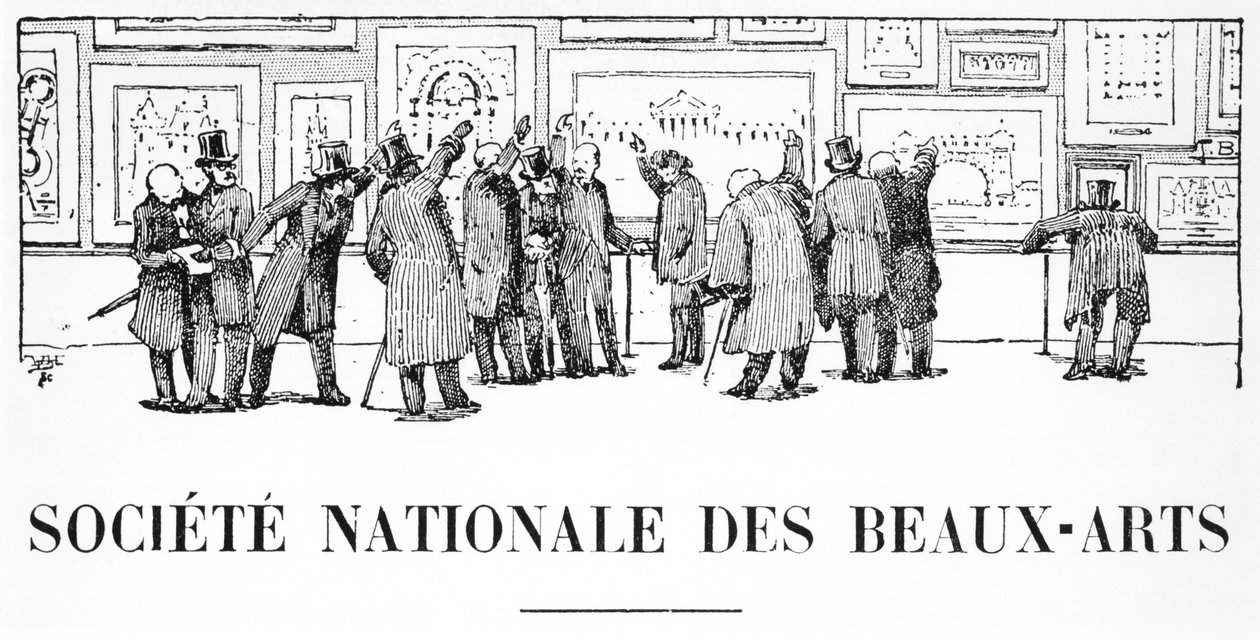 Wydział architektury, Societe Nationale des Beaux-Arts, Salon 1910, ilustracja z LArchitecture, 1910 autorstwa French School