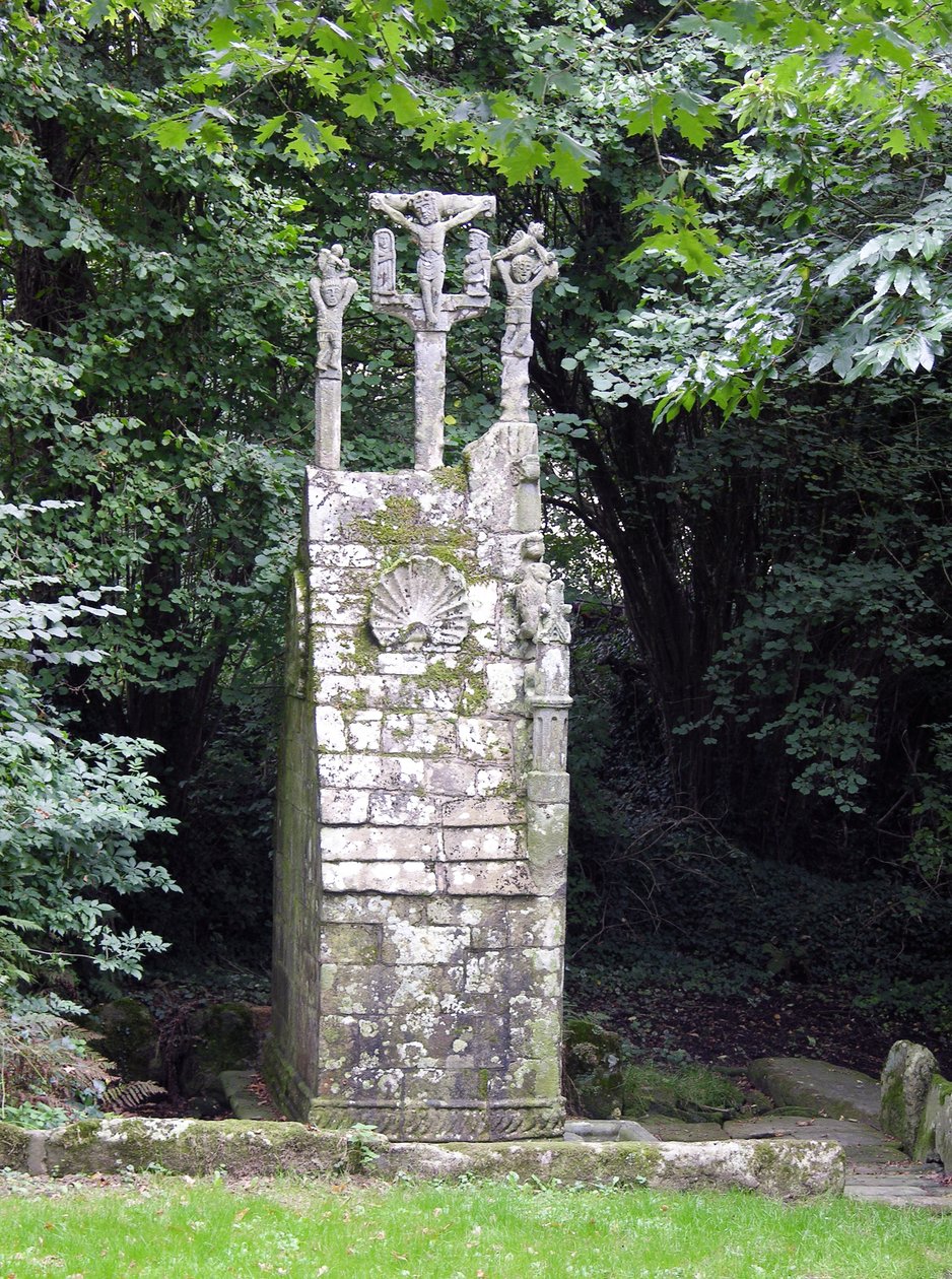 Fontanna Chapelle de La Trinite autorstwa French School