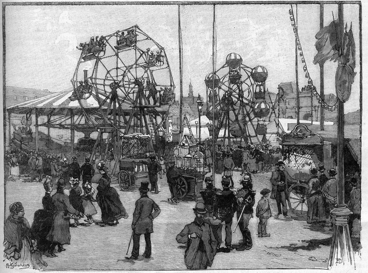 Igrzyska festiwalu w Paryżu w 1888 r. autorstwa French School