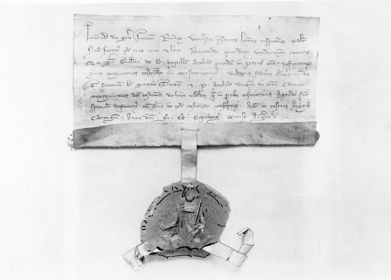 Ostatni kodeks Ludwika IX, spisany w sierpniu 1270 (pergamin) autorstwa French School