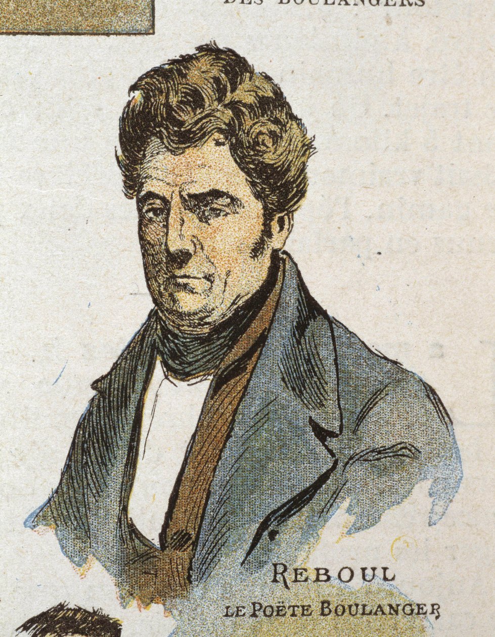 Poeta Reboul nazywany „Boulanger de Nîmes” (1796 - 1864) autorstwa French School