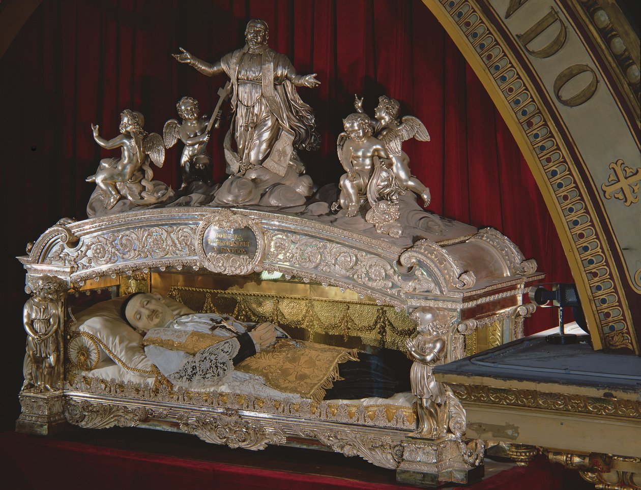 Sanktuarium św. Wincentego a Paulo (1581-1660) 1827 (srebro) (patrz także 248113) autorstwa French School