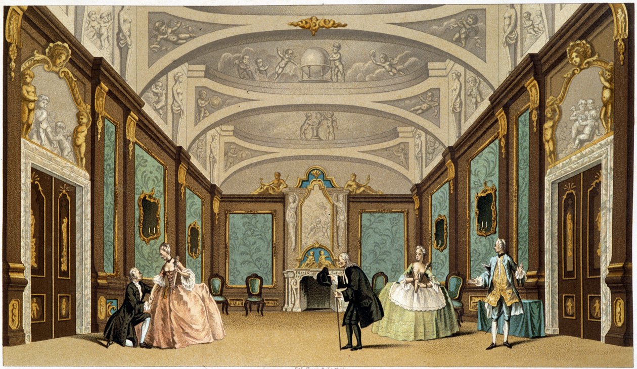 Scena teatralna, Francja autorstwa French School