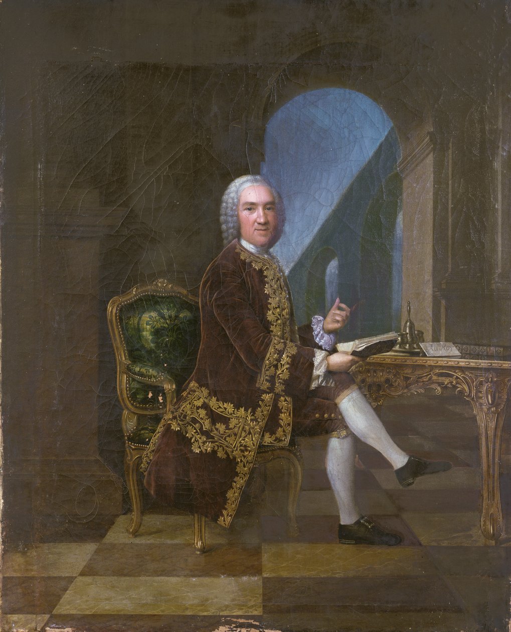 Theodore de Chavigny (lub Chavignard) (1687-1771) autorstwa French School